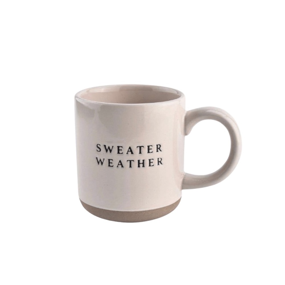 Sweater Weather Stoneware Coffee Mug